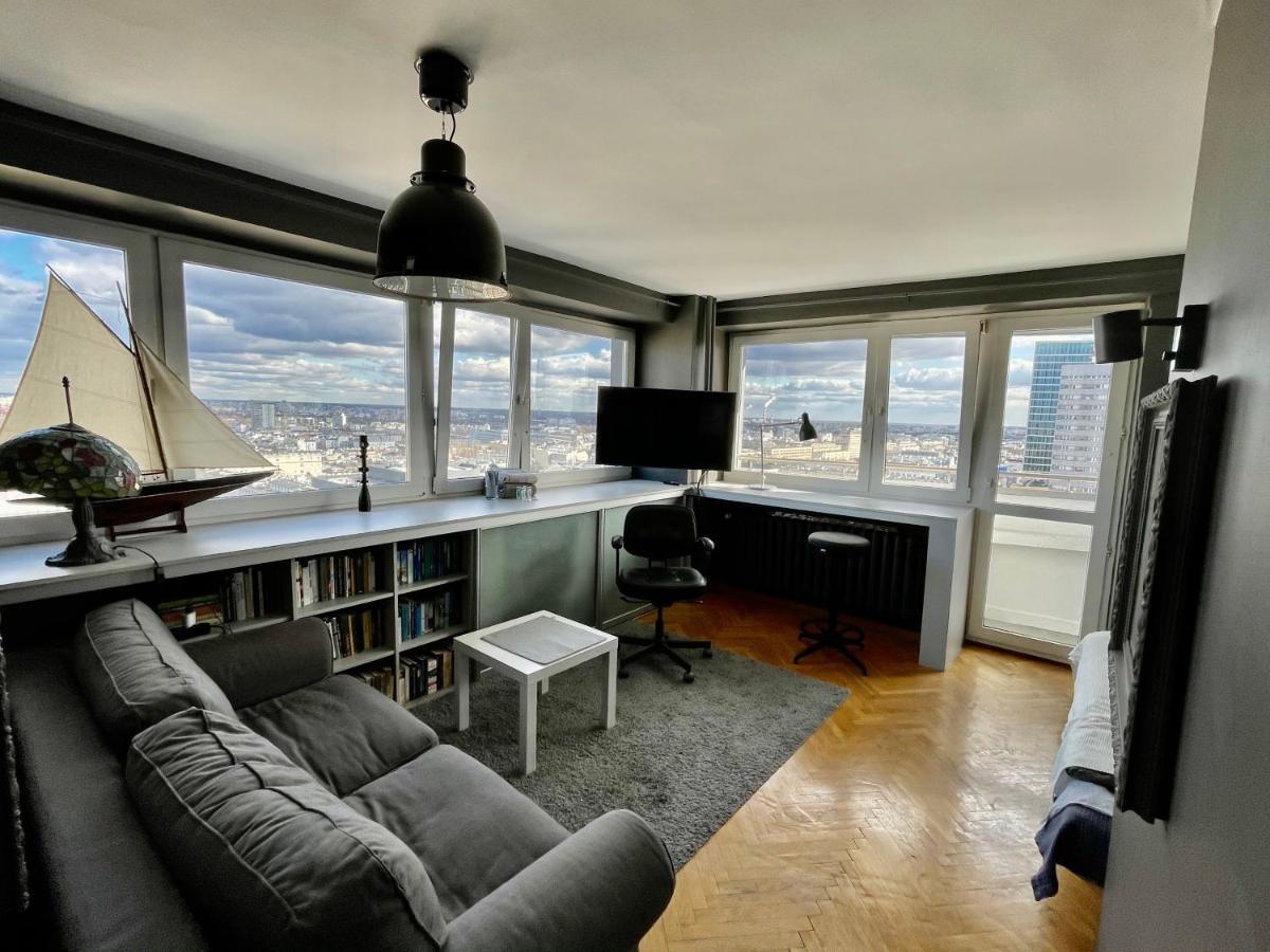 Super Apartament Grey Centrum 2X Metro Fast Wifi 300 Mbs Netflix Appletv Smarttv Spotify Panorama Miasta Βαρσοβία Εξωτερικό φωτογραφία