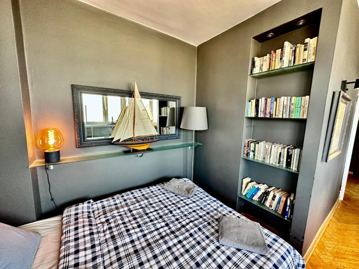 Super Apartament Grey Centrum 2X Metro Fast Wifi 300 Mbs Netflix Appletv Smarttv Spotify Panorama Miasta Βαρσοβία Εξωτερικό φωτογραφία