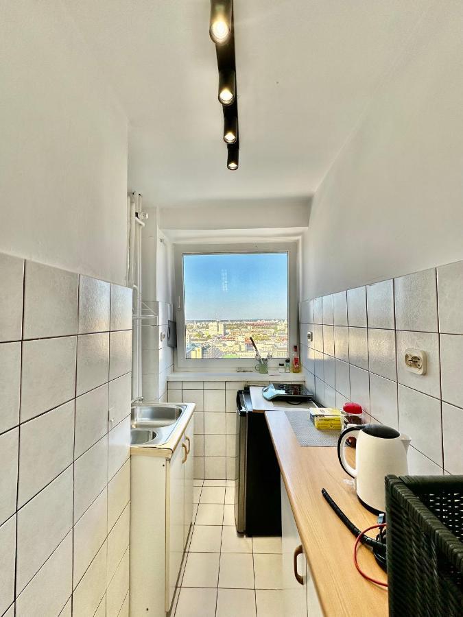 Super Apartament Grey Centrum 2X Metro Fast Wifi 300 Mbs Netflix Appletv Smarttv Spotify Panorama Miasta Βαρσοβία Εξωτερικό φωτογραφία