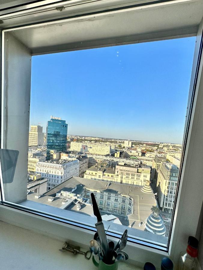 Super Apartament Grey Centrum 2X Metro Fast Wifi 300 Mbs Netflix Appletv Smarttv Spotify Panorama Miasta Βαρσοβία Εξωτερικό φωτογραφία